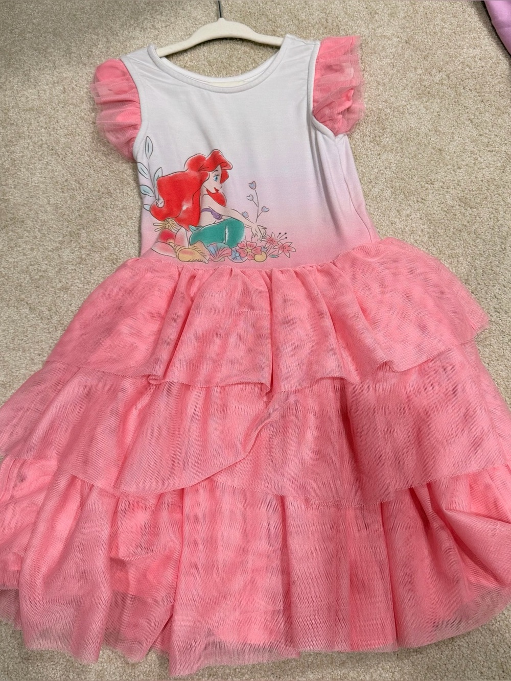 Little Sleepies Ariel Princess Mermaid Tulle Dress
